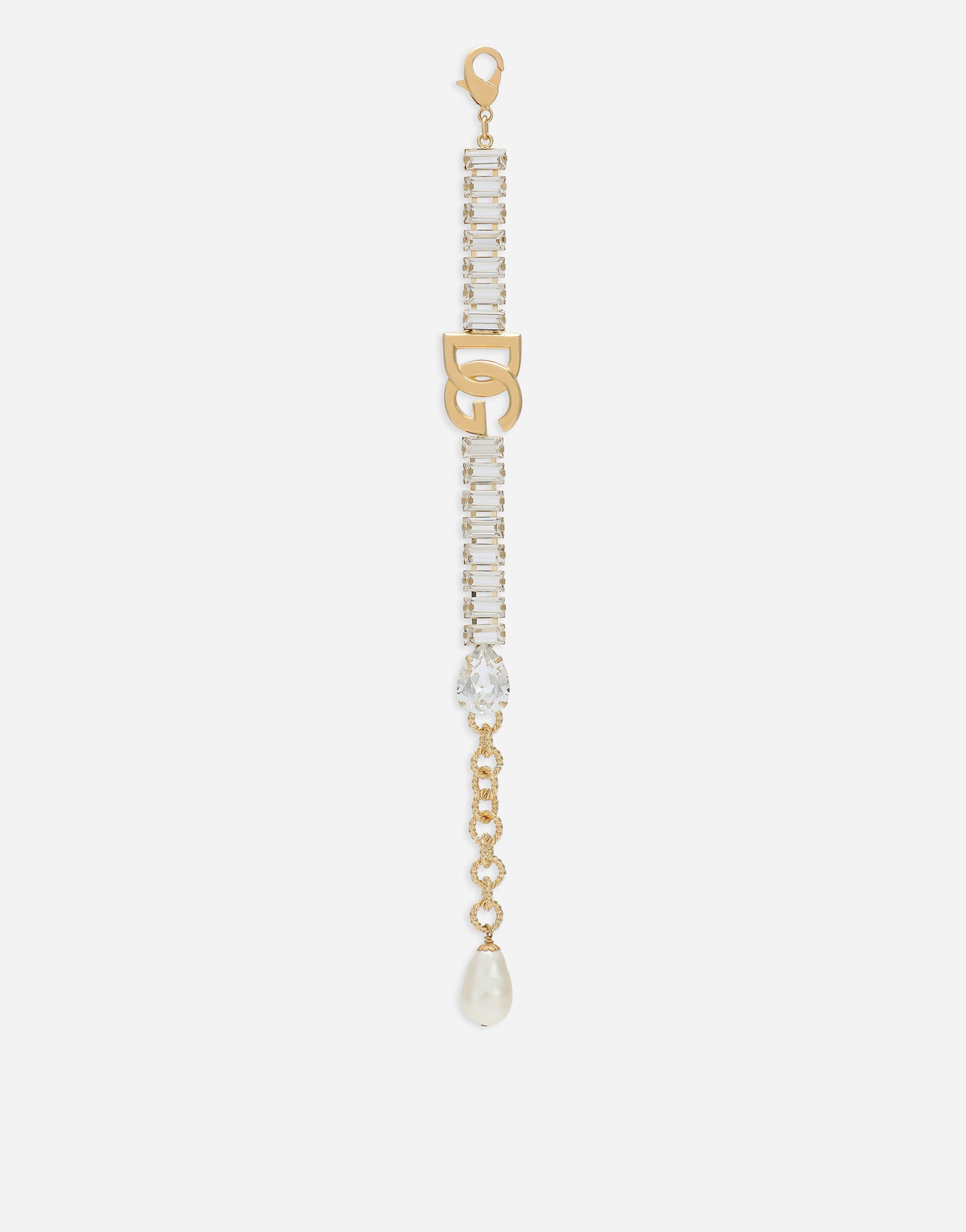 Armbånd Dolce & Gabbana Dolce & Gabbana Gold-Tone Crystal & Faux Pearl Bracelet Metalisk | WBO8S3W1111ZOO00, 1