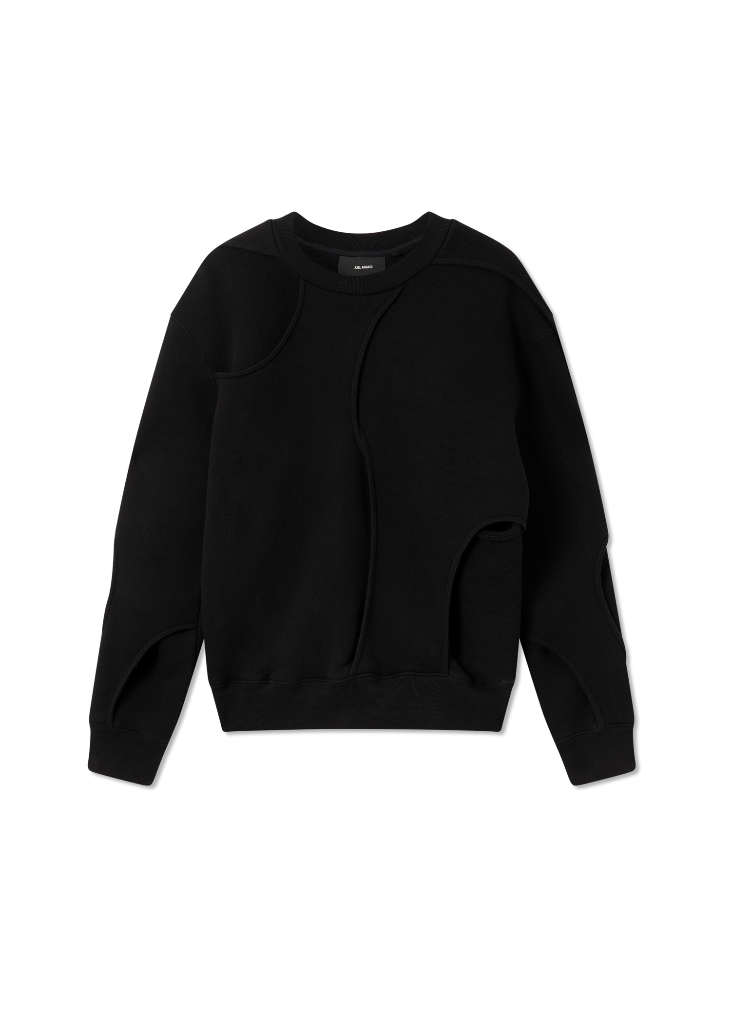 Sweatshirt AXEL ARIGATO Linear Cut-out Sweatshirt Sort | A3423002, 0