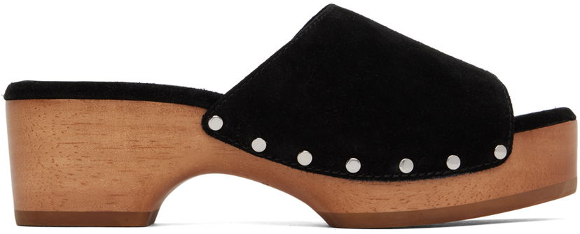 Tilbehør rag & bone Rag & Bone Mara Clog Slides Sort | WFF23PF015MX15