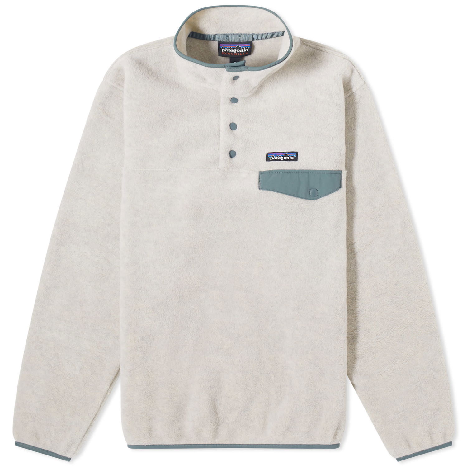 Sweater Patagonia LW Synch Snap-T Pullover Beige | 25455-OLGN, 0
