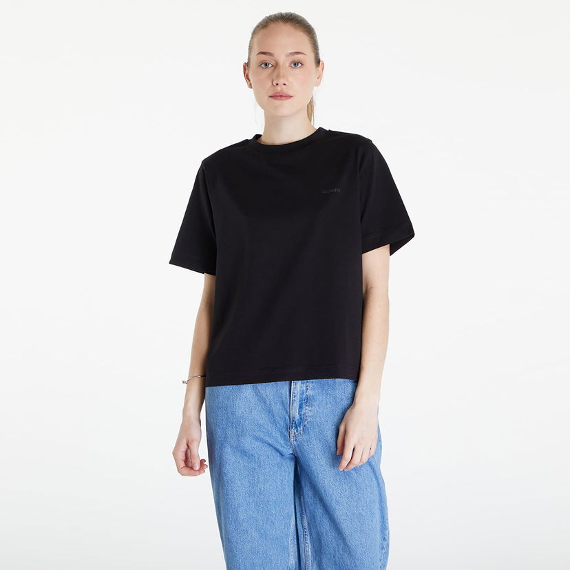T-shirt Queens Essential T-Shirt With Tonal Print 5-Pack Multicolour Sort | QNS_015