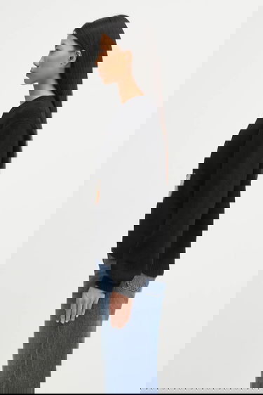 Sweater MAISON KITSUNÉ Dressed Fox Intarsia Wool Sweater Sort | PW00812KH0002, 1