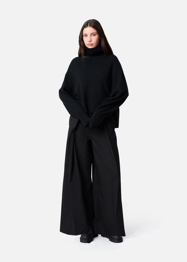 Sweater AXEL ARIGATO Maeve Turtleneck Boxy Fit Cropped Sweater Sort | A3324001, 4