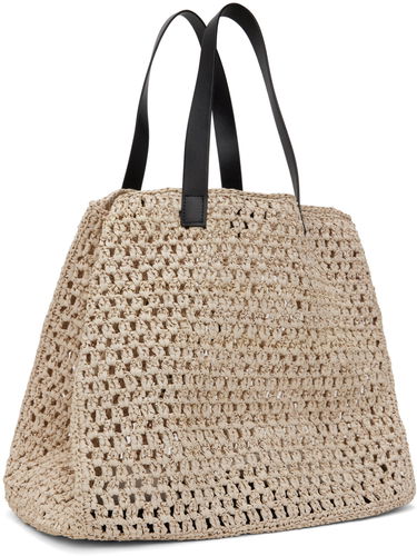 Mulepose Anine Bing Large Crochet Tote Bag Beige | A-13-2158-022, 2