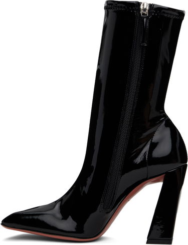 Tøj Amina Muaddi Amina Muaddi Marine Stretch Boots Sort | MARINE STRETCH BOOTIE 95 LATEX, 2