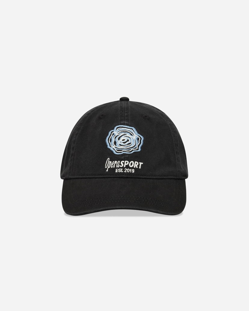 Kasket OpéraSPORT David Embroidered Rose Cap Sort | K55FW25  4