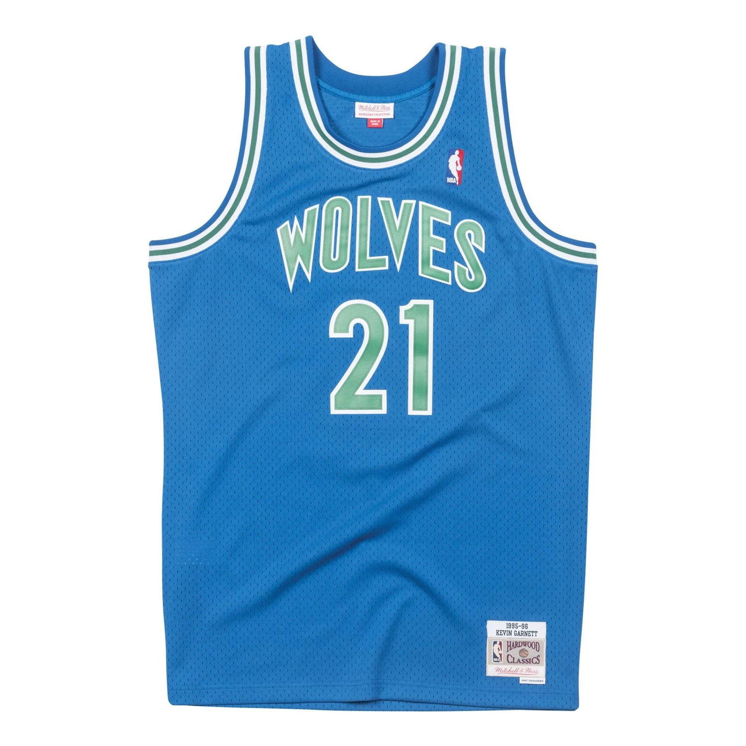 Jersey Mitchell & Ness NBA Timberwolves Garnett Swingman Jersey Blå | SMJYGS18182-MTIROYA95KGA, 0
