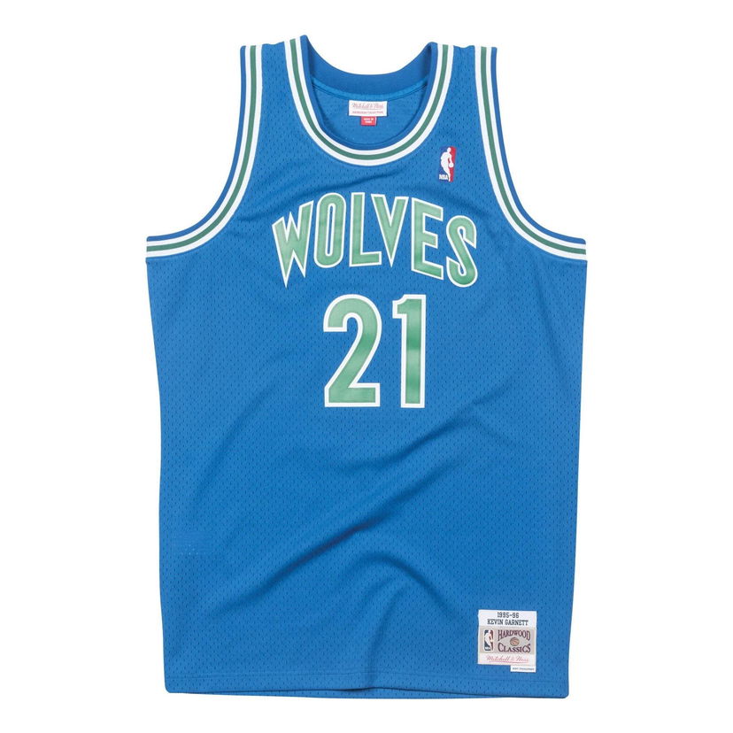 Jersey Mitchell & Ness NBA Timberwolves Garnett Swingman Jersey Blå | SMJYGS18182-MTIROYA95KGA