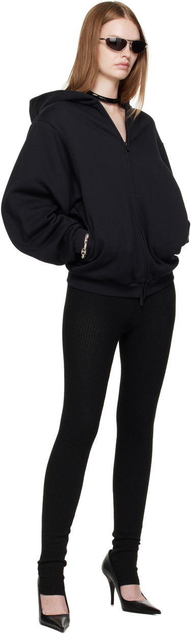 Sweatshirt Fear of God Fear of God ESSENTIALS 90s Fleece Zip-Up Hoodie Sort | 192SP257440FW, 3