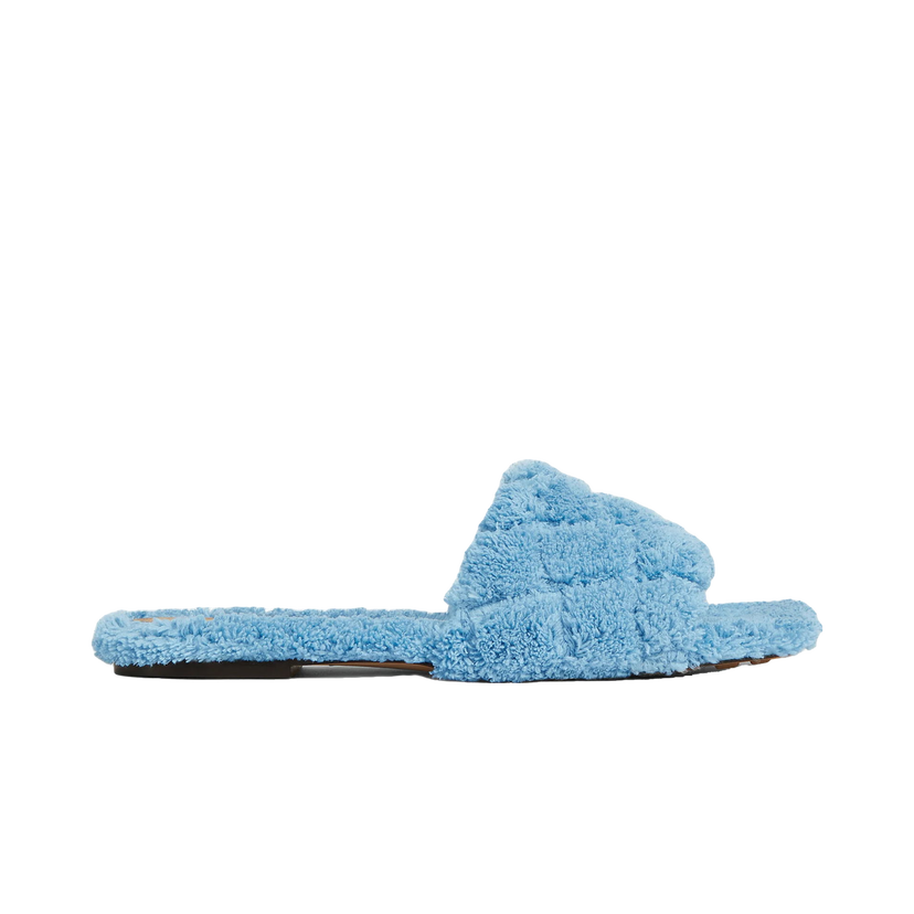 Sneakers og sko Bottega Veneta Padded Flat Sandal Blå | 732402 V30L0 8419