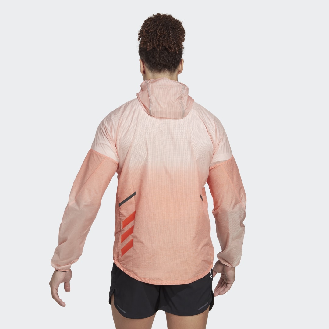 Jakke adidas Performance Terrex Agravic Windweave Trail Running Jacket Lyserød | HZ1327, 1