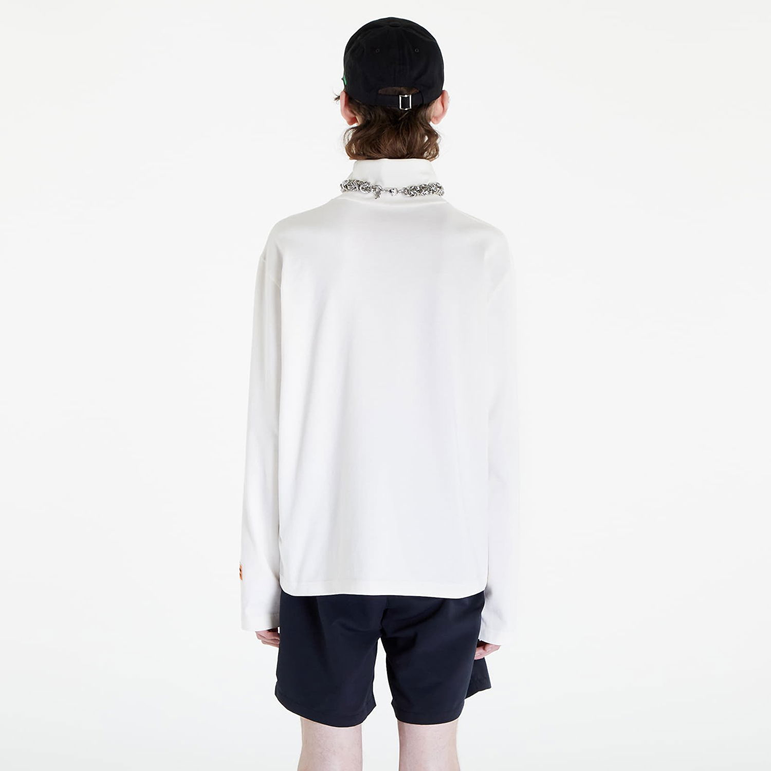 T-shirt HERON PRESTON HPNY Embroidered Rollneck Tee Hvid | HMAB027C99JER0020110, 1