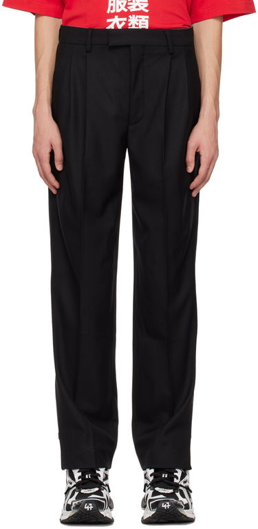 Bukser VETEMENTS VTMNTS Pleated Trousers Sort | VL14PA220B, 0