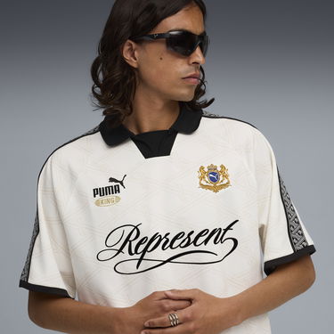 Jersey Puma REPRESENT KING Collared Football Jersey Hvid | 633784_31, 4