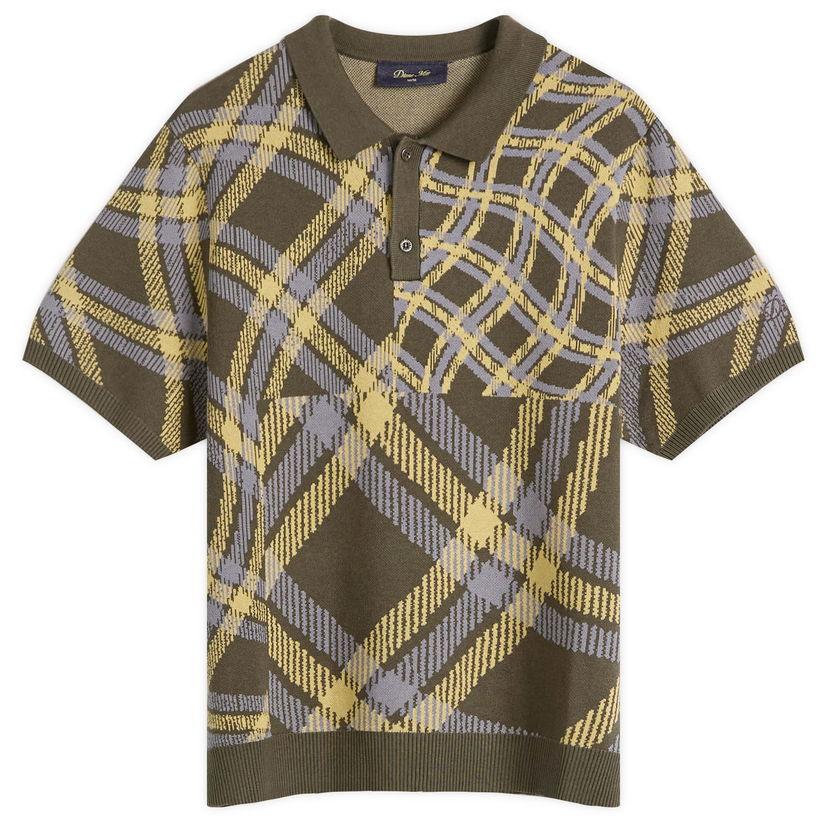 Polo skjorte Dime Dime Antique Knit Polo Shirt Grøn | DIMESP258BRW