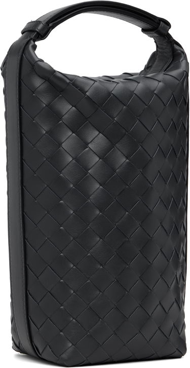 Tegnebog Bottega Veneta Bottega Veneta Intrecciato Vertical Wallace Leather Pouch Sort | 826765V2HL02077, 2
