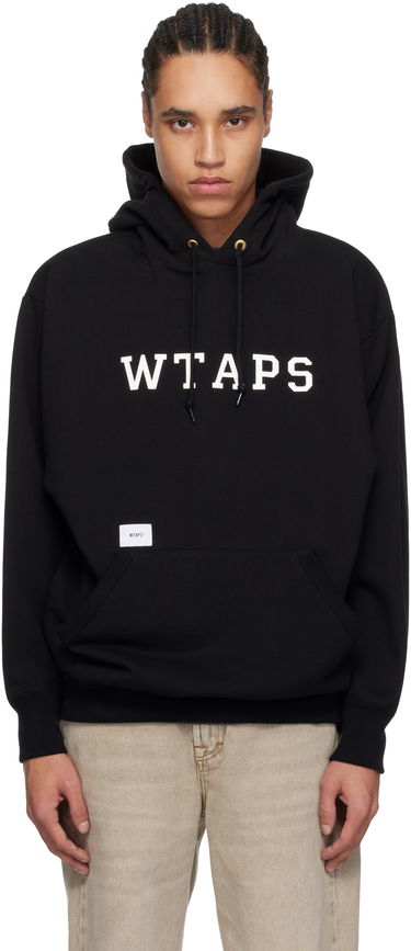 Sweatshirt WTAPS WTAPS Cotton Academy Hoodie Sort | 251ATDT-CSM04, 0