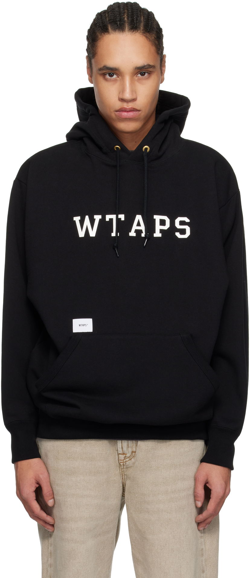 Sweatshirt WTAPS WTAPS Cotton Academy Hoodie Sort | 251ATDT-CSM04
