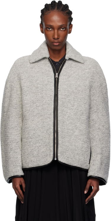 Jakke JW Anderson JW Anderson Contrast Trim Casual Jacket Grå | JK0412-PG1820, 0