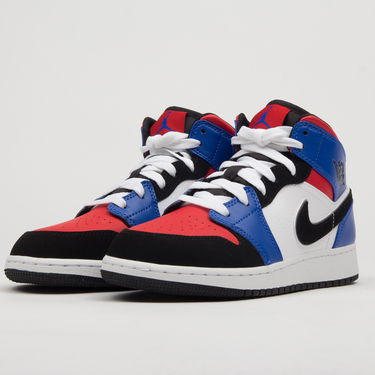 Sneakers og sko Jordan Air Jordan 1 Mid GS Flerfarvet | 554725-124, 1