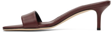 Tilbehør Aeyde Aeyde Ilvy Leather Mules Bourgogne | A11-HS-GAIS55TB155-SS25-955-007, 2