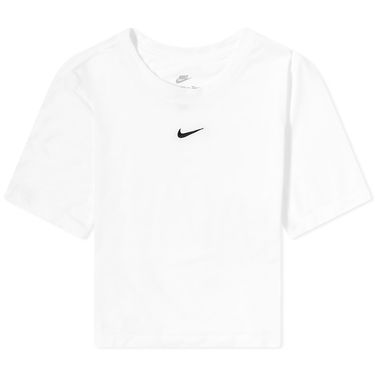 Crop top Nike Essential Slim Crop Swoosh Tee Hvid | FB2873-100, 1