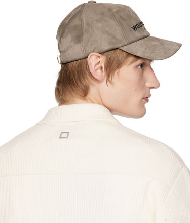 Kasket WOOYOUNGMI Faux Suede Ball Cap Grå | W243AC52, 2