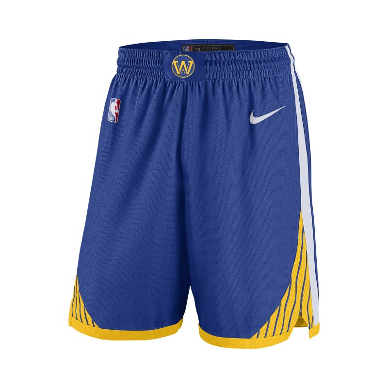Shorts Nike Golden State Warriors Icon Edition NBA Swingman Shorts Blå | AV4972-495, 0
