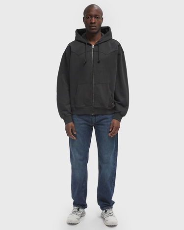 Sweatshirt Levi's Western Full Zip Hoodie Sort | 000VR-0000, 2
