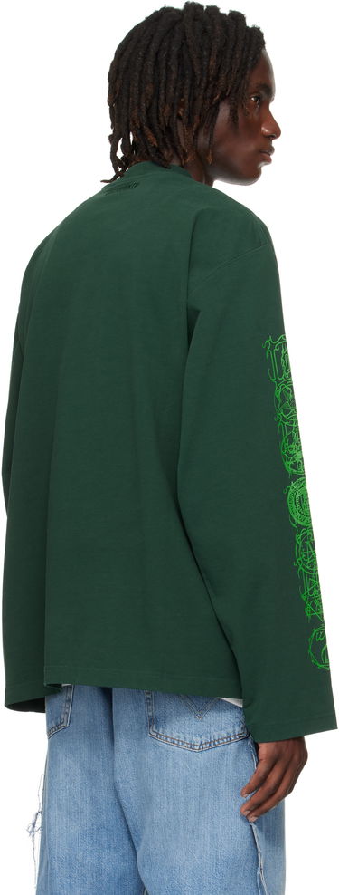 T-shirt VETEMENTS Vetements Cradle Of Filth Nymphetamine Graphic Longsleeve T-Shirt Grøn | UCF76LS750E, 2