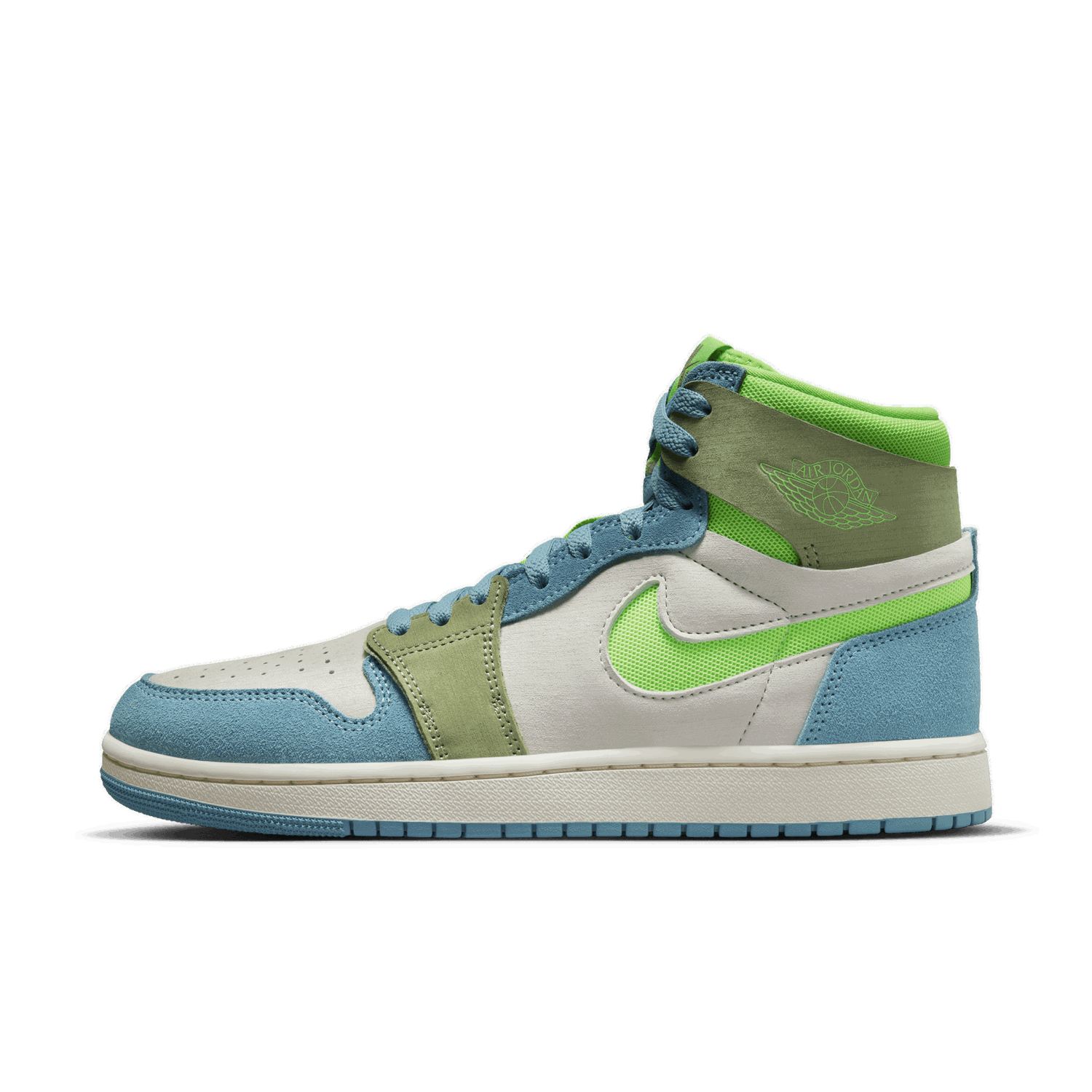 Sneakers og sko Jordan Air Jordan 1 High Zoom Air CMFT 2 "Cerulean and Green Strike" W Grøn | DV1305-433, 0