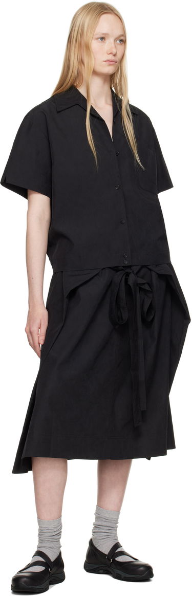 Nederdel YMC YMC George Midi Wrap Skirt Sort | Q3YAA, 3