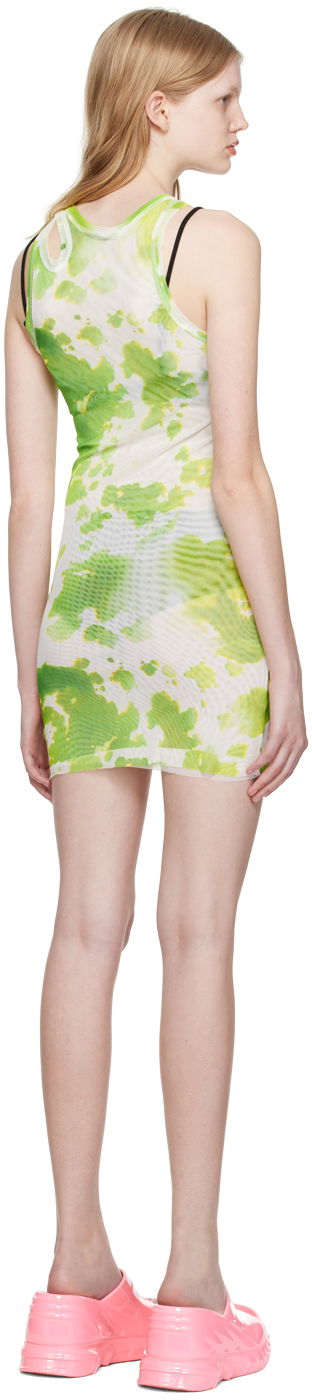 Kjole Ottolinger Ottolinger Cutout Mesh Mini Dress Grøn | 100817, 2