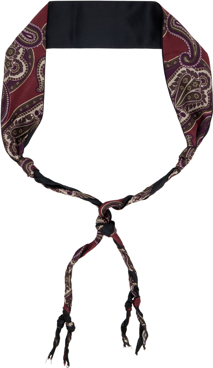 Tørklæde OUR LEGACY Our Legacy Paisley Print Twisted Tie Flerfarvet | A4258TBPA