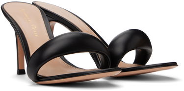 Sneakers og sko Gianvito Rossi Bijoux 85 Heeled Sandals Sort | G18550-85RIC-NAP, 3