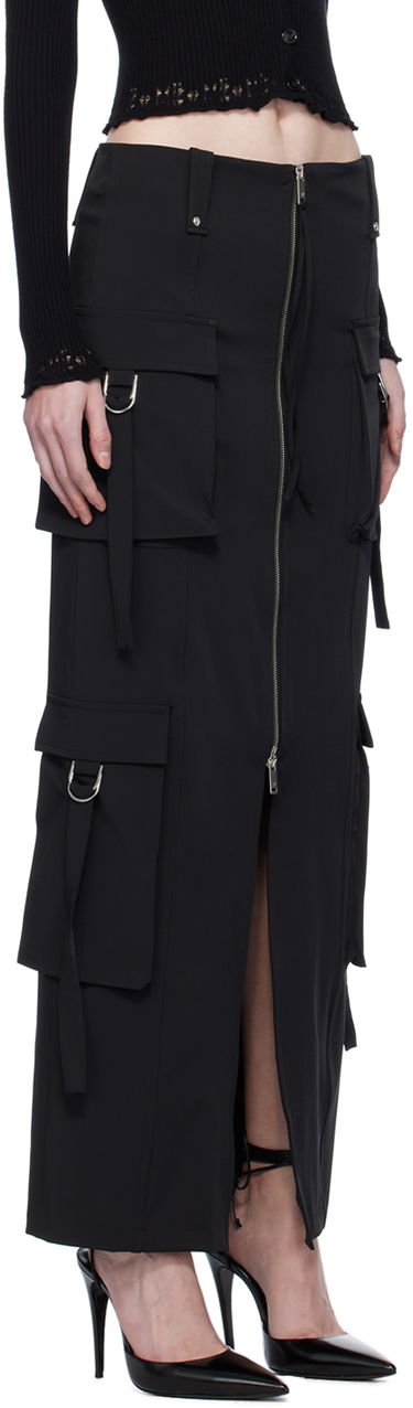 Nederdel Blumarine Blumarine Cargo Maxi Skirt Sort | A344G010A, 1