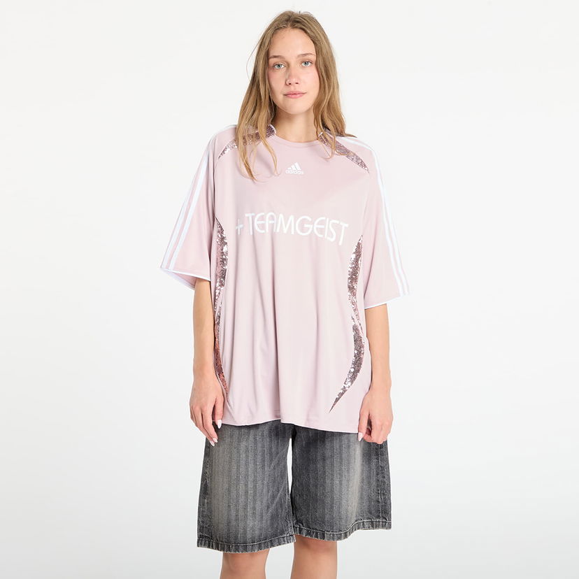 Jersey adidas Originals Adilenium Season 4 Teamgeist Oversized T-Shirt Lyserød | KE9793