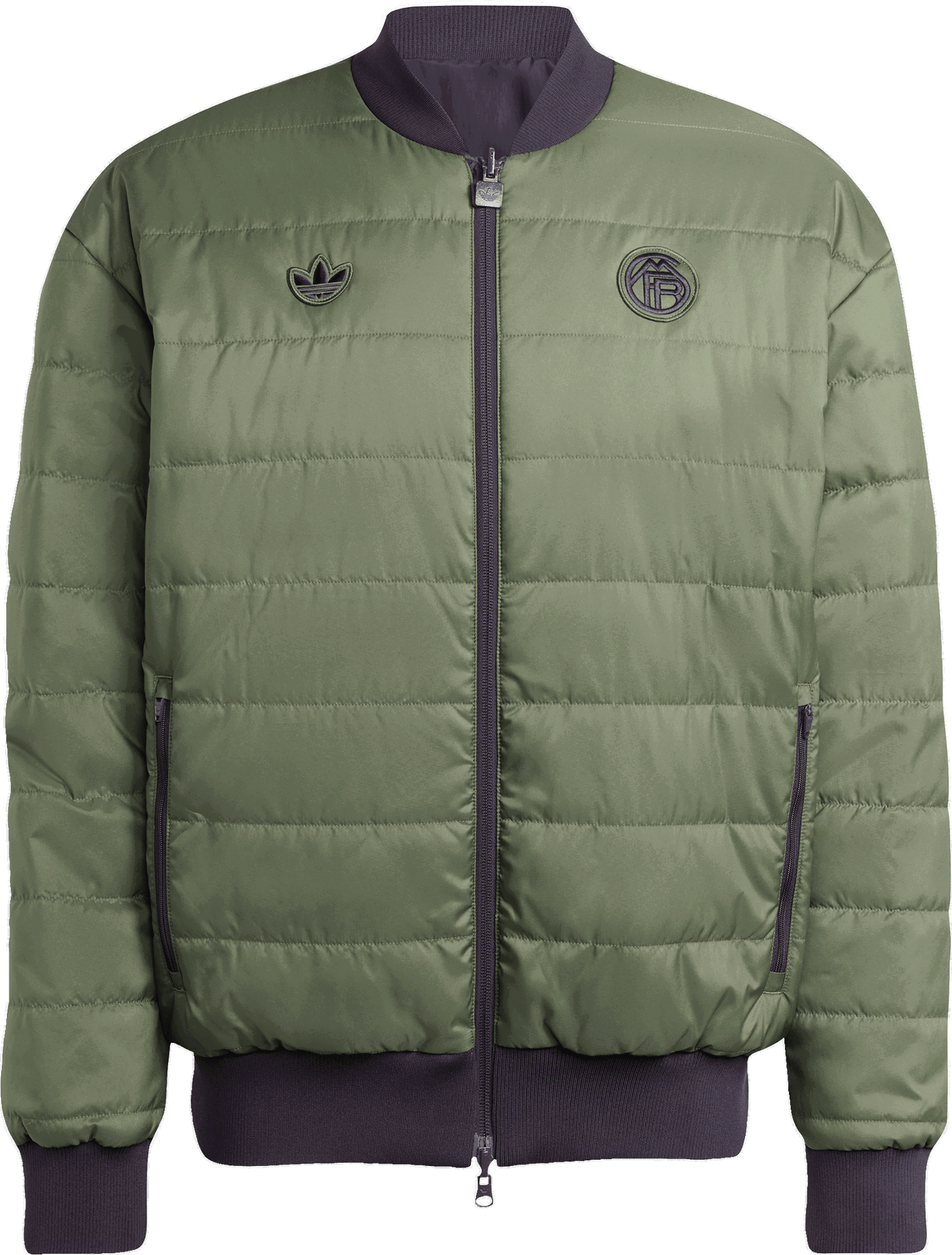 Bomberjakke adidas Originals FC Bayern Munich Icon Bomber Jacket Grøn | jm9434, 0