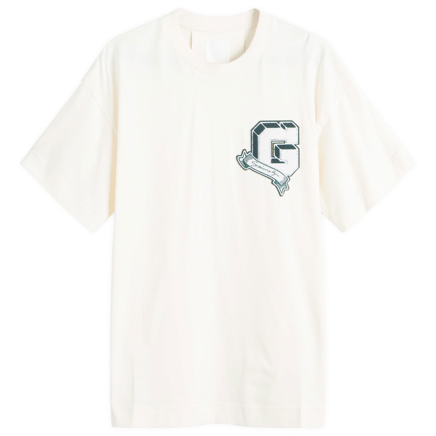 T-shirt Givenchy Varsity Logo T-Shirt Hvid | BM71MG3YPD-272, 0