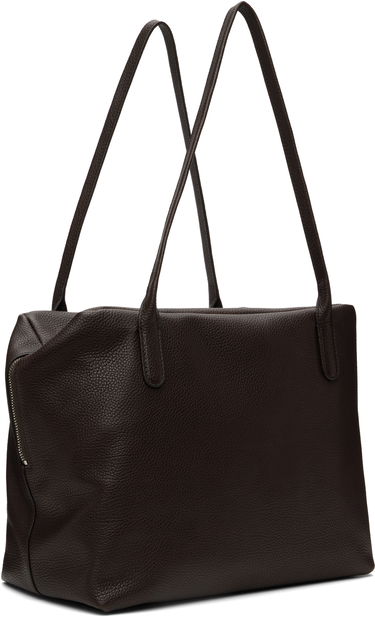 Mulepose The Row The Row Henri Leather Tote Brun | W1759-L41, 2