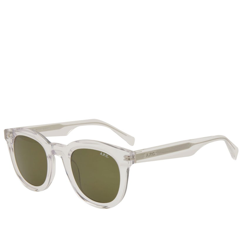 Solbriller A.P.C. Lou Sunglasses Hvid | ACABF-M75001-AAA