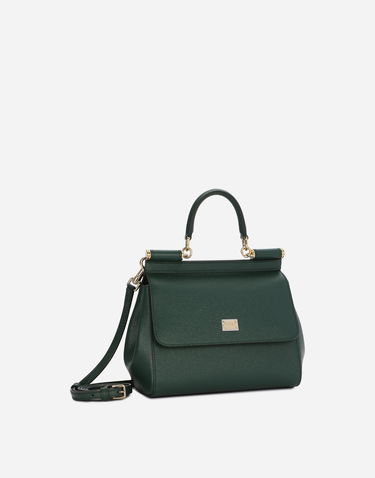 Håndtaske Dolce & Gabbana Dolce & Gabbana Mini Dauphine Handbag Grøn | BB6003B100187399, 2