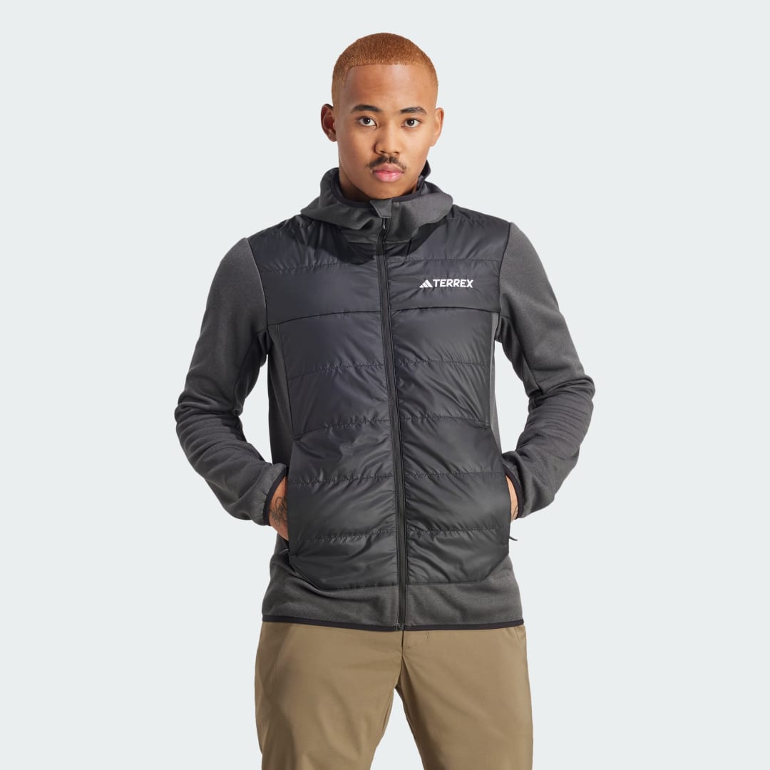 Jakke adidas Performance Terrex Multi Hybrid Insulated Hooded Jacket Grå | IR7883, 0