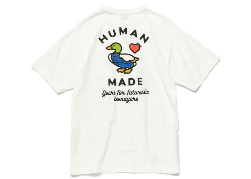 T-shirt Human Made Pocket #3 Graphic T-Shirt Hvid | HM23CS025