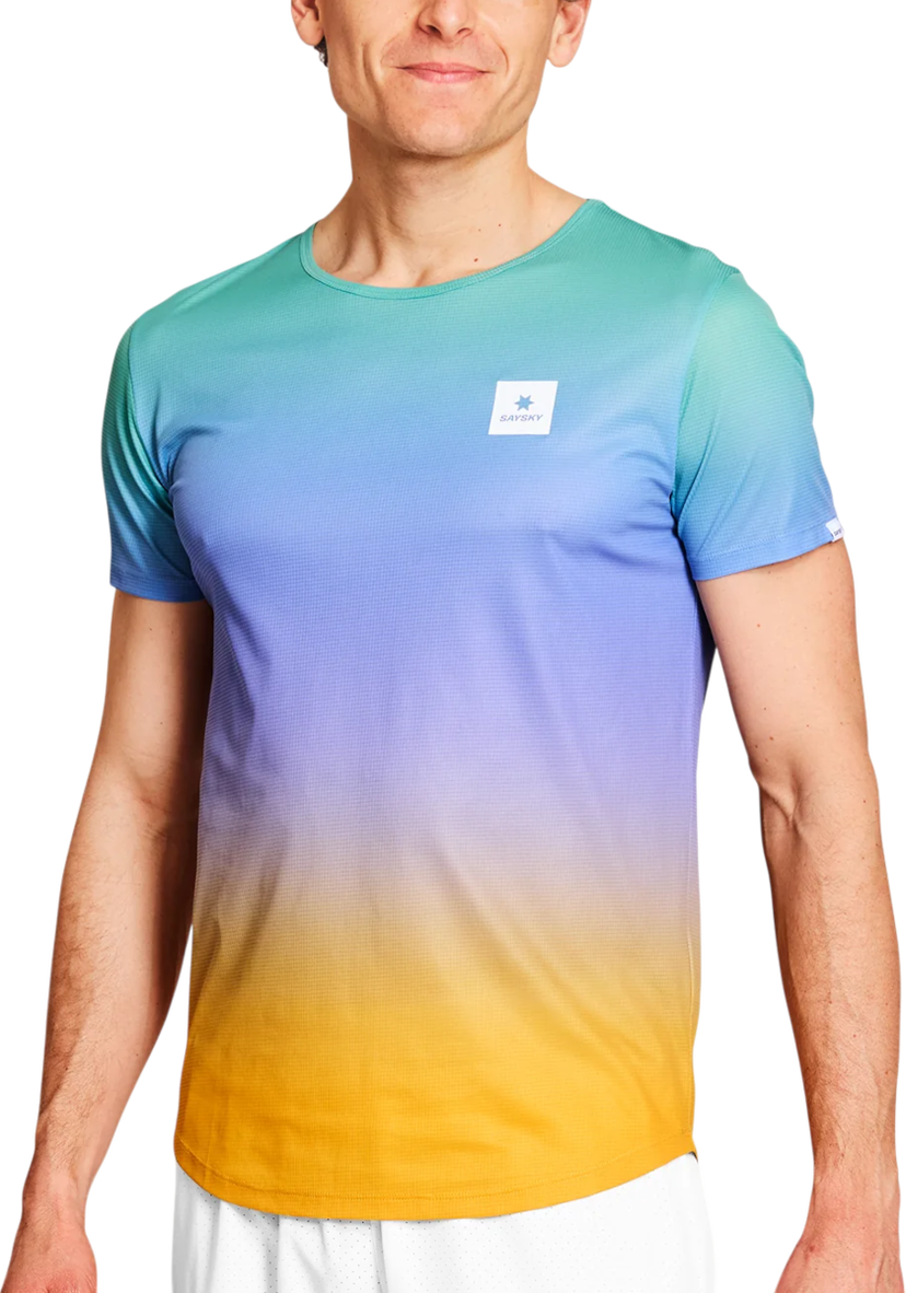 T-shirt Saysky Saysky Drip Dye Flow T-Shirt Flerfarvet | nmrss60c-1033