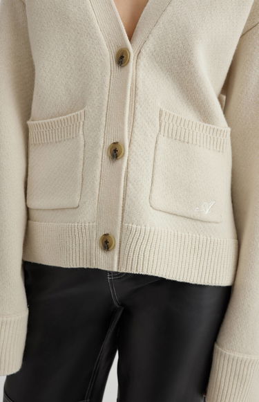 Sweater AXEL ARIGATO Memory Relaxed Cardigan Beige | A0443010, 5