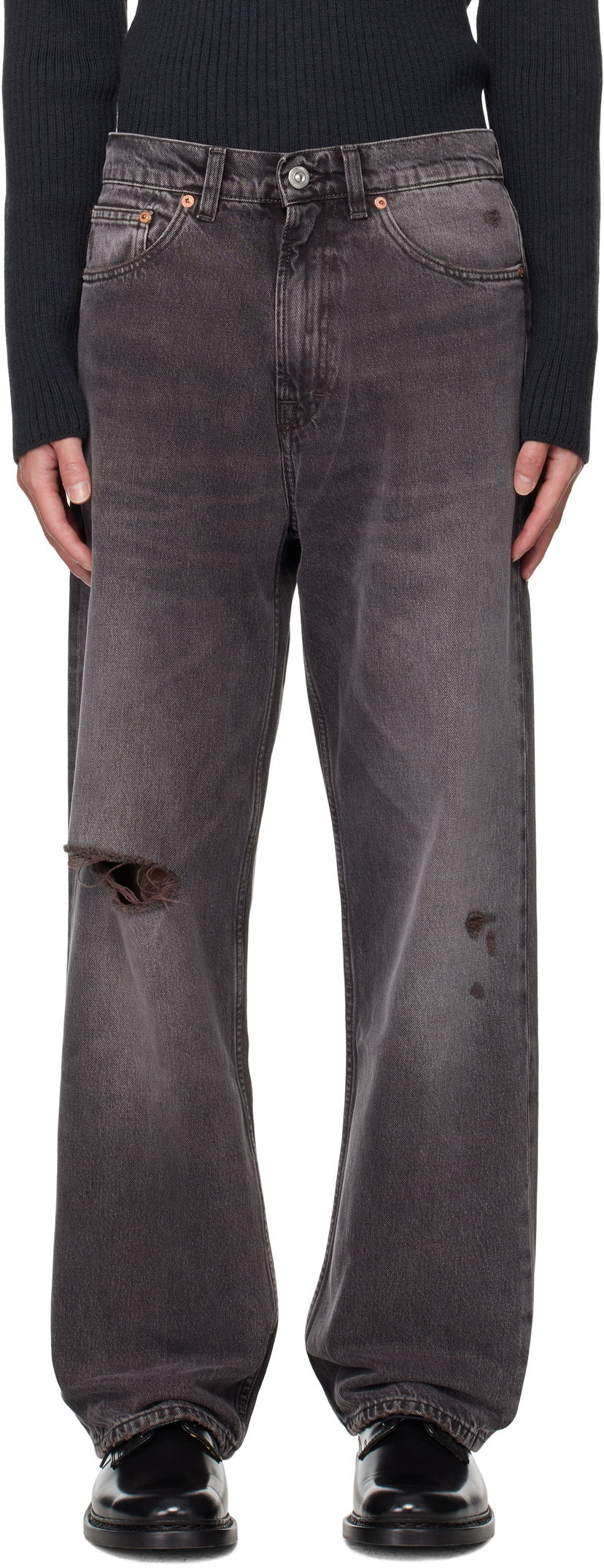 Jeans OUR LEGACY Our Legacy Third Cut Distressed Jeans Grå | M4255TH