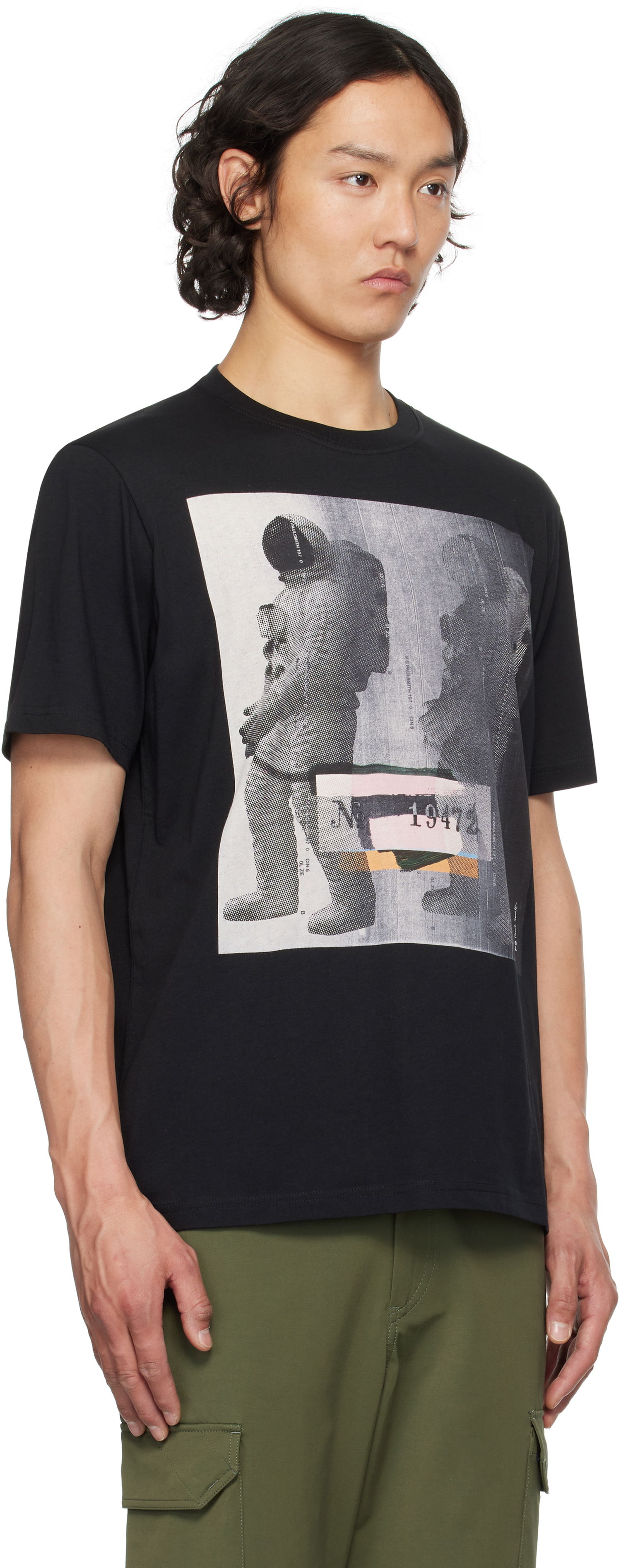 T-shirt Paul Smith PS Paul Smith Astronaut Print T-Shirt Sort | M2R-011R-PP5086-79, 1