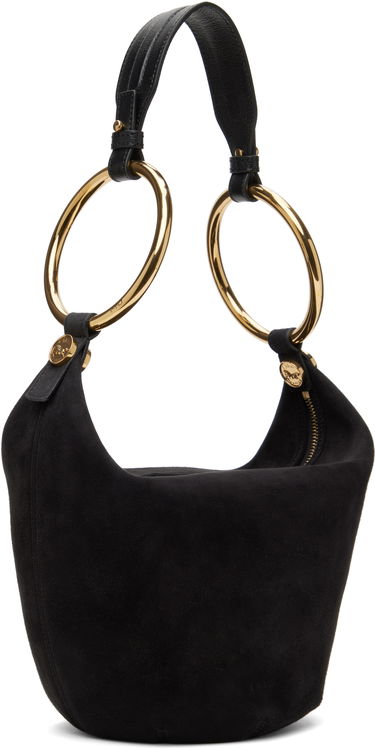 Skuldertaske CHLOÉ Chloé Small Bracelet Suede Shoulder Bag Sort | CHC25SS618O84, 1