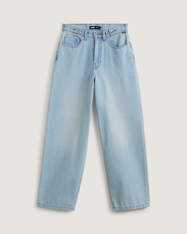 Jeans Vans Vans Check-5 Baggy Denim Trousers, Size 34 Blå | VN000R4STTJ, 0